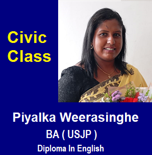 Grade 6,7,8,9 / English Medium / Civics /Piyalka Weerasinghe / Room 100