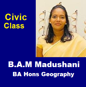 Grade 6,7,8,9 / English Medium / Civics /B.A Madushani / Room 159